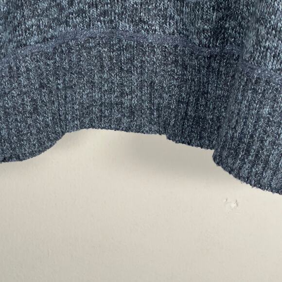 Buffalo David Bitton Blue Speckled Collared Knit Men's Sweater Long-Sleeved Med - Picture 10 of 16